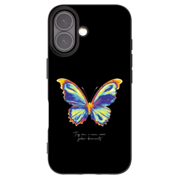 Picasee husă neagră din silicon pentru Apple iPhone 16 - Diamanty Black
