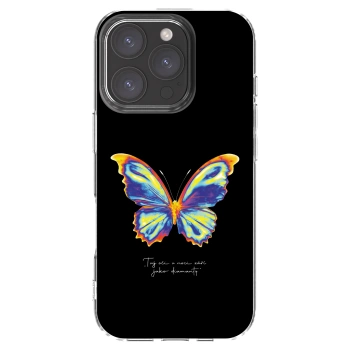 Picasee husă transparentă din silicon pentru Apple iPhone 16 Pro - Diamanty Black