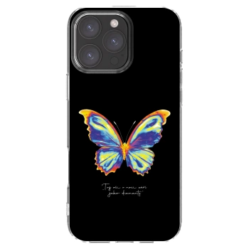 Picasee husă transparentă din silicon pentru Apple iPhone 16 Pro Max - Diamanty Black