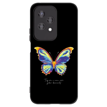 Picasee husă neagră din silicon pentru Honor 200 Lite - Diamanty Black