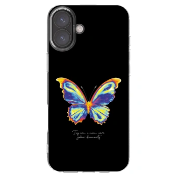 Picasee husă transparentă din silicon pentru Apple iPhone 16 Plus - Diamanty Black