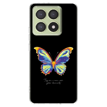 Picasee husă transparentă din silicon pentru Xiaomi 14T - Diamanty Black