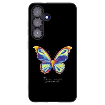 Picasee husă neagră din silicon pentru Samsung Galaxy S25 5G - Diamanty Black