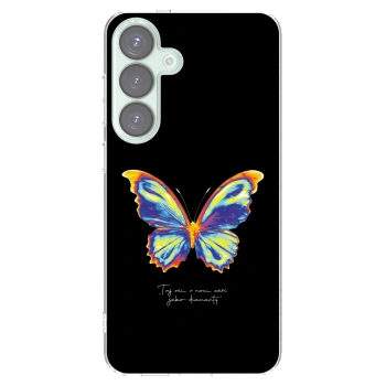Picasee husă transparentă din silicon pentru Samsung Galaxy S25+ 5G - Diamanty Black