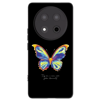 Picasee husă neagră din silicon pentru Honor Magic7 Lite 5G - Diamanty Black