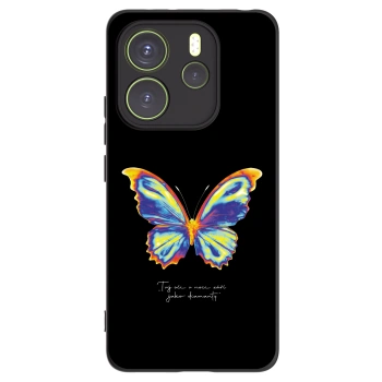 Picasee husă neagră din silicon pentru Xiaomi Redmi Note 14 4G - Diamanty Black