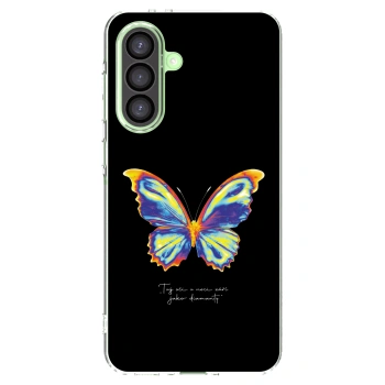 Picasee husă transparentă din silicon pentru Samsung Galaxy A26 5G A266B - Diamanty Black