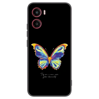 Picasee husă neagră din silicon pentru Motorola Moto G05 - Diamanty Black