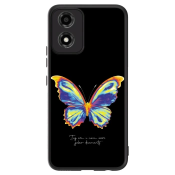 Husă pentru Motorola Moto E14 - Diamanty Black