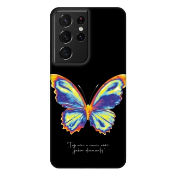 Picasee Fashion Case pentru Samsung Galaxy S21 Ultra 5G G998B - Diamanty Black