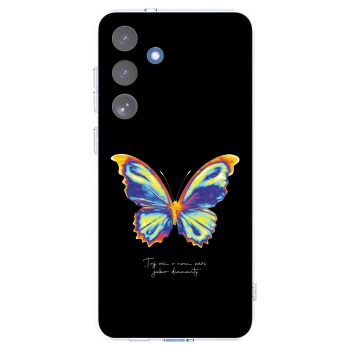 Picasee husă transparentă din silicon pentru Samsung Galaxy S25 FE 5G - Diamanty Black