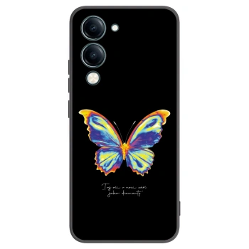 Picasee husă neagră din silicon pentru Vivo Y29s 5G - Diamanty Black