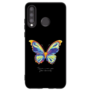 Picasee husă neagră din silicon pentru Huawei P30 Lite - Diamanty Black