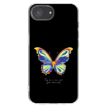 Picasee husă transparentă din silicon pentru Apple iPhone 17e - Diamanty Black