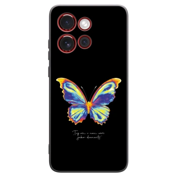 Picasee husă neagră din silicon pentru Motorola Edge 60 Neo 5G - Diamanty Black