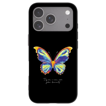 Picasee husă neagră din silicon pentru Apple iPhone 18 Pro - Diamanty Black