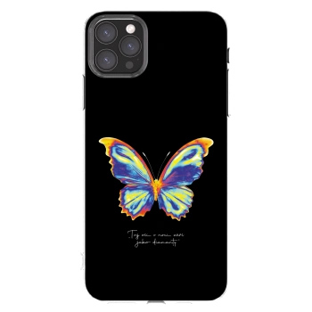 Picasee husă transparentă din silicon pentru Apple iPhone 11 Pro Max - Diamanty Black