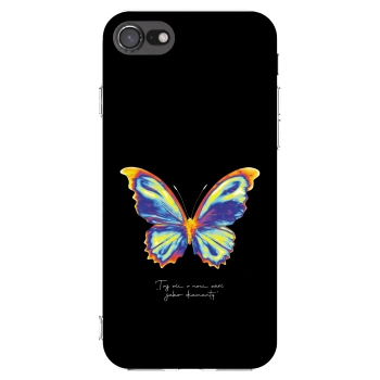 Picasee husă transparentă din silicon pentru Apple iPhone 8 - Diamanty Black