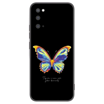 Picasee husă neagră din silicon pentru Samsung Galaxy S20 G980F - Diamanty Black