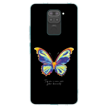 Picasee husă neagră din silicon pentru Xiaomi Redmi Note 9 - Diamanty Black
