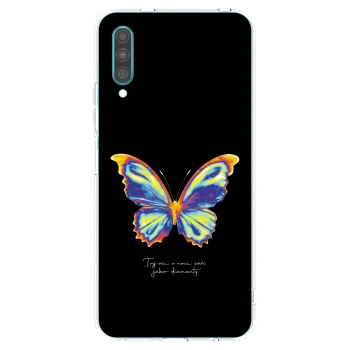 Picasee husă transparentă din silicon pentru Samsung Galaxy A30s A307F - Diamanty Black
