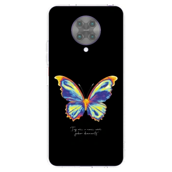 Picasee husă transparentă din silicon pentru Xiaomi Poco F2 Pro - Diamanty Black