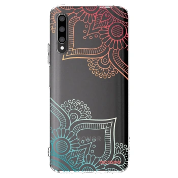 Picasee husă transparentă din silicon pentru Honor 9X Pro - Flowers pattern