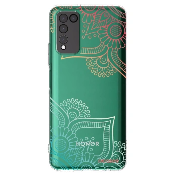 Picasee husă transparentă din silicon pentru Honor 10X Lite - Flowers pattern