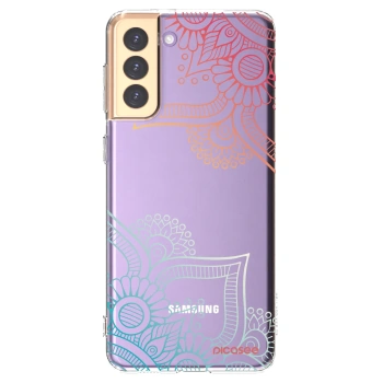 Picasee husă transparentă din silicon pentru Samsung Galaxy S21+ 5G G996F - Flowers pattern
