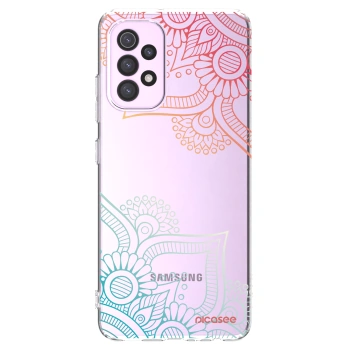 Picasee husă transparentă din silicon pentru Samsung Galaxy A32 5G A326B - Flowers pattern
