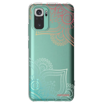 Picasee husă transparentă din silicon pentru Xiaomi Redmi Note 10 Pro - Flowers pattern