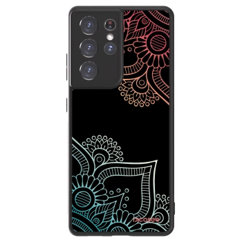 Husă pentru Samsung Galaxy S21 Ultra 5G G998B - Flowers pattern