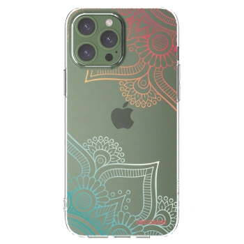 Picasee husă transparentă din silicon pentru Apple iPhone 13 Pro Max - Flowers pattern