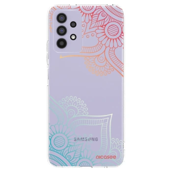 Picasee husă transparentă din silicon pentru Samsung Galaxy A32 4G SM-A325F - Flowers pattern