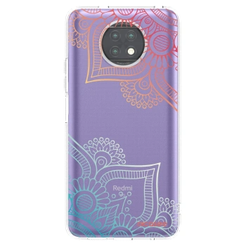 Picasee husă transparentă din silicon pentru Xiaomi Redmi Note 9T - Flowers pattern