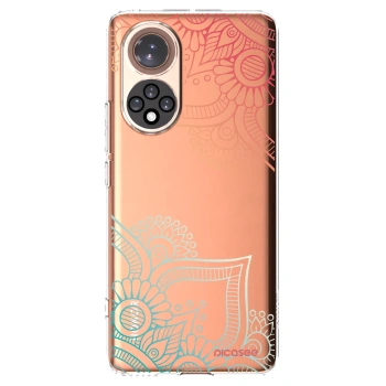 Picasee husă transparentă din silicon pentru Honor 50 5G - Flowers pattern