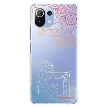 Picasee husă transparentă din silicon pentru Xiaomi 11 Lite 5G NE - Flowers pattern