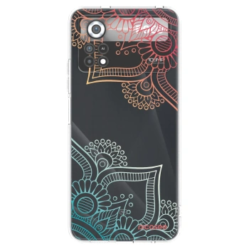 Picasee husă transparentă din silicon pentru Xiaomi Poco X4 Pro 5G - Flowers pattern