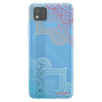 Picasee husă transparentă din silicon pentru Realme C11 (2021) - Flowers pattern