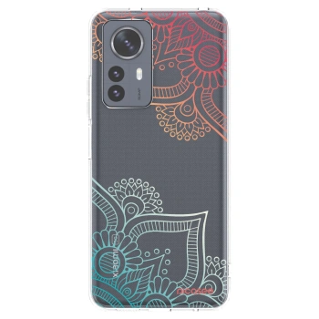 Picasee husă transparentă din silicon pentru Xiaomi 12 Pro - Flowers pattern