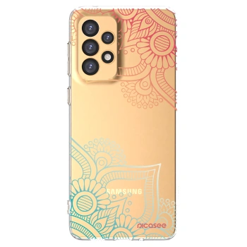 Picasee husă transparentă din silicon pentru Samsung Galaxy A33 5G A336 - Flowers pattern