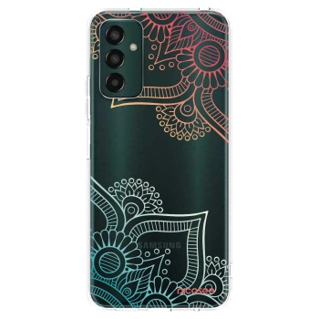 Picasee husă transparentă din silicon pentru Samsung Galaxy M13 M135F - Flowers pattern