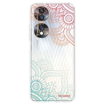 Picasee husă transparentă din silicon pentru Honor 70 - Flowers pattern