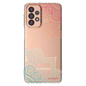 Picasee husă transparentă din silicon pentru Samsung Galaxy A23 A236B 5G - Flowers pattern