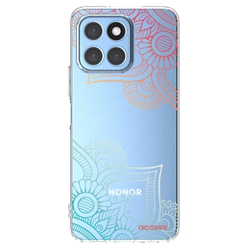 Picasee husă transparentă din silicon pentru Honor X8 5G - Flowers pattern