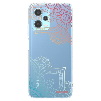 Picasee husă transparentă din silicon pentru Xiaomi Redmi Note 12 5G - Flowers pattern