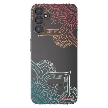 Picasee husă transparentă din silicon pentru Samsung Galaxy A14 4G A145R - Flowers pattern