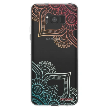 Picasee husă transparentă din silicon pentru Samsung Galaxy S8 G950F - Flowers pattern