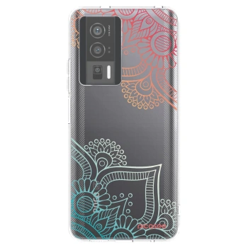 Picasee husă transparentă din silicon pentru Xiaomi Poco F5 Pro 5G - Flowers pattern