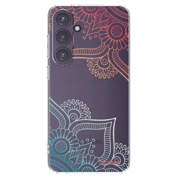Picasee husă transparentă din silicon pentru Samsung Galaxy S24+ S926B 5G - Flowers pattern